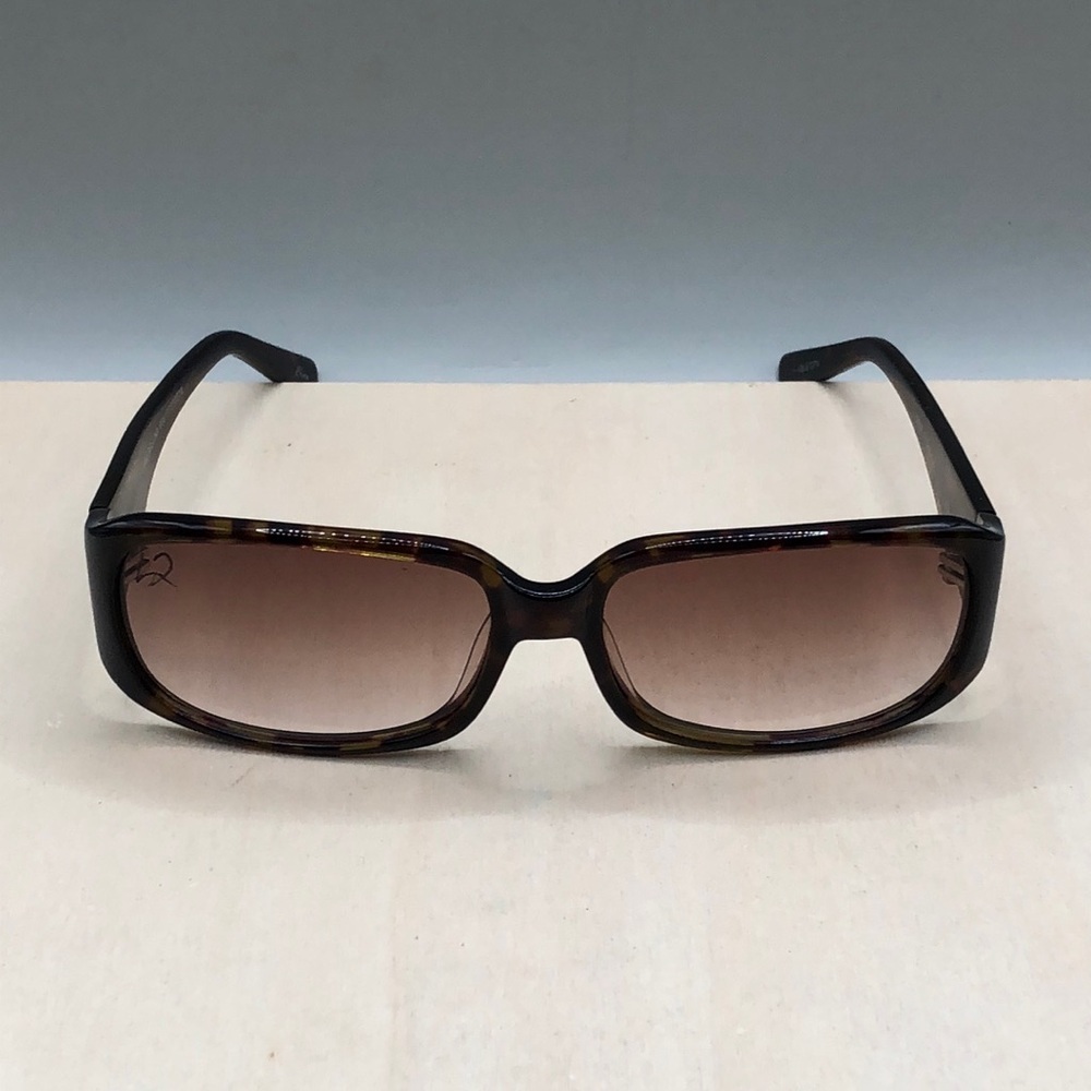 Veer HM Bellina Demi Brown Tortoise Rectangle Sunglasses Brown Lens 59-16-130